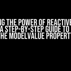 Unlocking the Power of Reactive Objects in Vue 3: A Step-by-Step Guide to Updating the modelValue Property